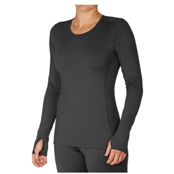 Hot Chillys Women's Micro Elite Chamois Crewneck Top Midweight Base Layer Size S - Picture 1 of 9